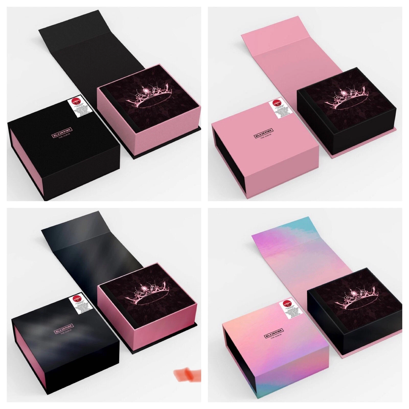BLACKPINK THE ALBUM CD Boxset Complete Set Version 1-4 Exclusive Presale Confirm