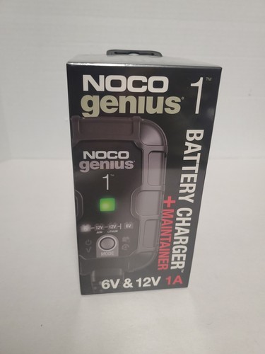 NOCO GENIUS1 6V/12V 1A Smart Battery Charger Trickle Charger and Maintainer