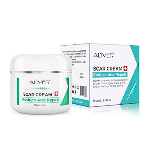 Scar Removal Cream For New and Old Scars,Stretch Mark Removal Gel Ointment, Multiuse Acne Scar Remover Fade Flatten Balm For face,C-Section,Burns, after surgery, Scar tissue soften for Men & Women
