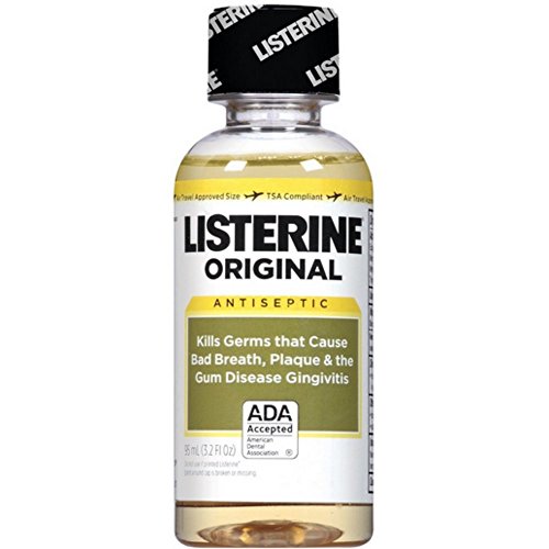 Listerine Antiseptic Mouthwash, Original 3.2 oz (Pack of 9)
