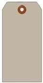Shipping Tag, HVY. Wt., Grey, Sz #5, Box of 1000, Plain