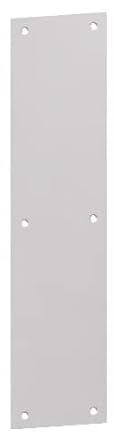 Hager 052481 30S 4" x 16" US28 Square Corner - Beveled Push Plate
