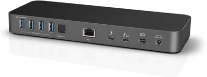 OWC 12-Port Thunderbolt 3 Dock Cable Windows PC Mac, Silver (OWCTB3DK12PSL)