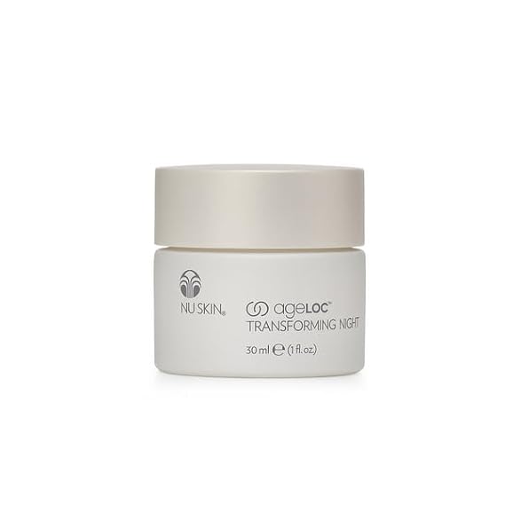 Nu Skin ageLOC Transforming Night Cream | Night Moisturizer for Face with Hyaluronic Acid & Ceramides | Deep Hydration, Smoother-Looking Texture & Overnight Moisture | Facial Skincare for Women