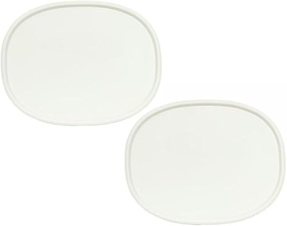 For Corningware Oval French White Lid for 2.5qt/1.5qt Baking Dish (2-Pack)
