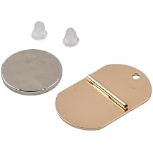 Miniature Magnetic Brooch Converter for Clothing & Accessories Invisible Pin Back for Scarves Hijabs Badge Fastener