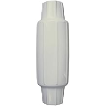 Dock Edge + Torpedo Pipe Bumper, 18", PVC- White