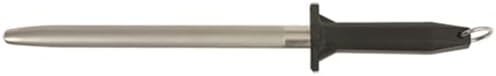 Genware K-DST10 Diamond Sharpening Steel, Oval, 10"