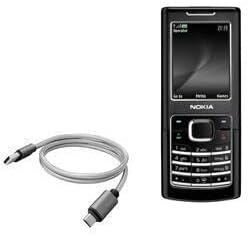 BoxWave Cable Compatible with Nokia 6500 Classic - Micro USB DuraCable, Braided Micro USB Charging Cable - Space Grey