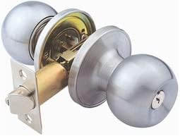 UNIWARE Stainless Steel Door Knob and Brass Lock Set (Bronze)