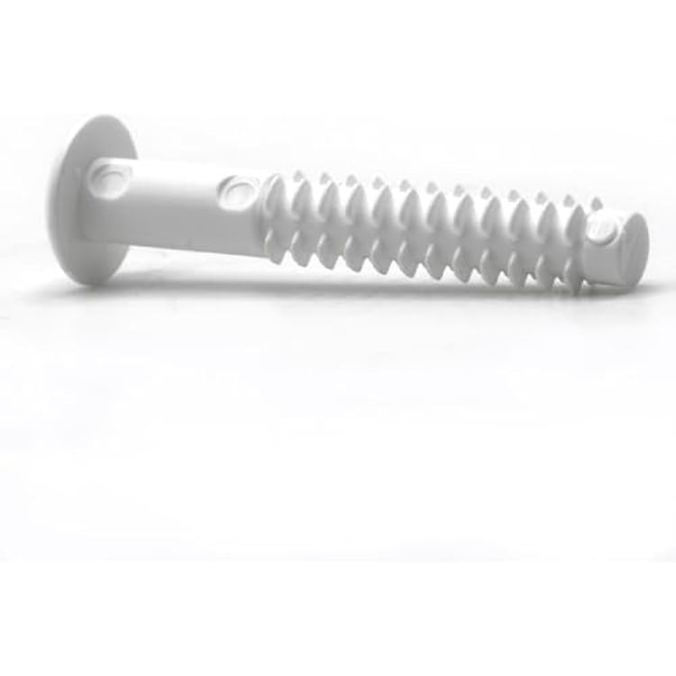 ReplacementScrews Plastic PinsPlugs Compatible with IKEA 110519 MALM, Alex, HEMNES, etc Connecting Dowels for Drawers and Chests Pack of 4