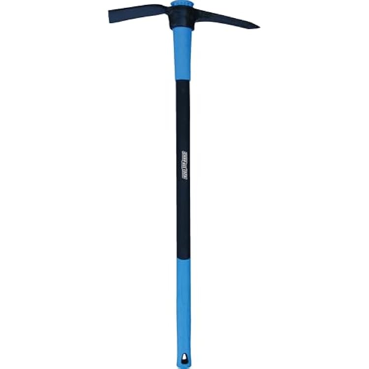 Channellock Pick Mattock - Dual Injected Grip, Steel Head - 36 in., 2-12 Lb. - Fiberglass Handle