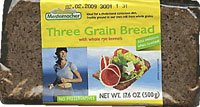 Three Grain Bread with Whole Rye Kernels, 17.6 oz (500 g)2