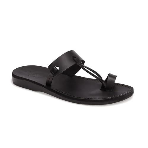 David - Leather Open Toe Sandal - Mens Sandals