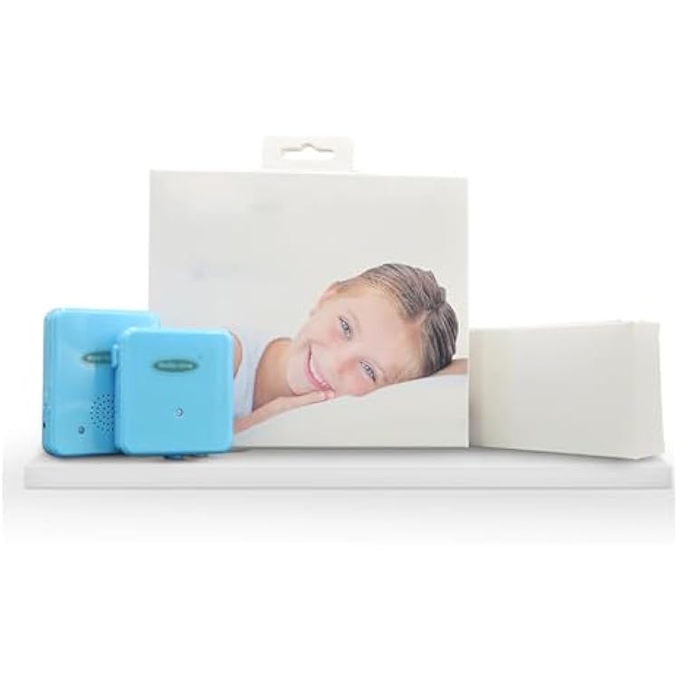 Wireless Bedwetting Alarm, Enuresis Alarm Monitors, with Light Sound and Vibration 3 Modes, for Children, Adults, Elderly Bedwetting Alarm, Overcoming Bedwetting