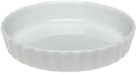 Pillivuyt Porcelain Extra-Small 4-1/4-Inch Individual Tart/Creme Brulee Dish