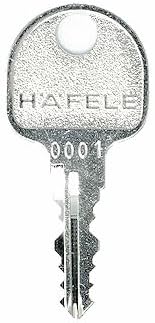 Replacement Key for Hafele 2389