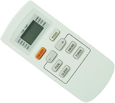 HCDZ Replacement Remote Control for Frigidaire FFTH1222U2 FFTH1022U2 FFTH0822U1 FFRE1033U10 FFRE1233U10 FFRE2533U10 FFRE2533U2E0 FFRE2533U20 Window-Mounted Room Air Conditioner