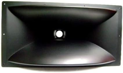 10" x 18" ABS Plastic 1 3/8" Screw-On Large Bi-Radial Horn for Speaker Cabinet