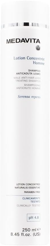 Medavita | Lotion Concentrè Homme, Men's Anti-Hair Loss Treatment Shampoo pH 4.8-250 ml