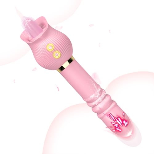Rose Viboators Toys,2025 Rose Vibratoer Device Licking Sucking Silent Multi Frequency Stick Womens Gift Toy ZQKAV1