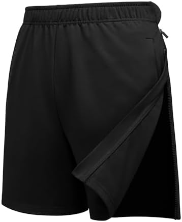 Deyeek Women Tear Away Shorts Adaptive Cotton Athletic Shorts Hip Replacement After Knee Surgery Recovery Pants with Pockets
