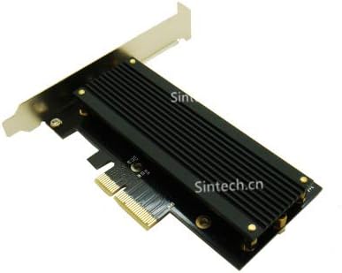 Sintech 28Pin to PCI-e Adapter Card,Compatible for SSD from MacBook Air(2013-2017 Year) and MacBook PRO(Late 2013-2015 Year) (with Heatsink)