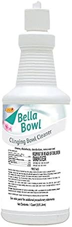BellaBowl Clinging Toilet Bowl Cleaner & Disinfectant, 1 Quart
