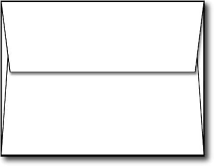 A2 White Envelopes - Square Flap - 100 Envelope Pack - Desktop Publishing SuppliesTM Brand Envelopes