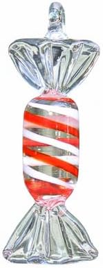 Glass Candy - Red & White Swirl
