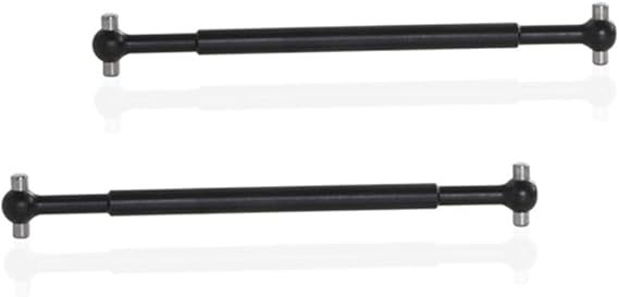 #45 Steel RC Dogbone Drive Shaft for 1/10 Losi Baja Rey 2.0 Upgrades Parts # LOS232081 (Black)