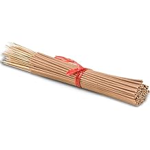 1 Bundle Unscented 85-100 Wood Pulp 11 Incense Sticks Premium Natural Uncolored Punk Sticks 1 Pack. Add Any Aroma Depot Fragrance Oils to Make Your own Scented Sticks.