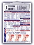 Speech Language/Speech Pathology Reference Clipboard with Calculator Clip