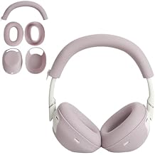 Aiivioll 3 Set WH 1000XM6 Earpads Cover for Sony WH-1000XM6 Headphones, Embody EarPad/Ear Cover/Headband Cushion Protector, Sweat Proof Soft Silicone Headphones Accessories (Smoky Purple)