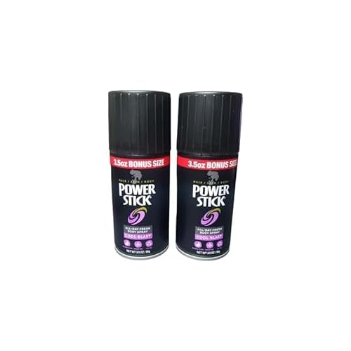 Cool Blast Full Body Deodorant spray pack of 2 3.5 oz
