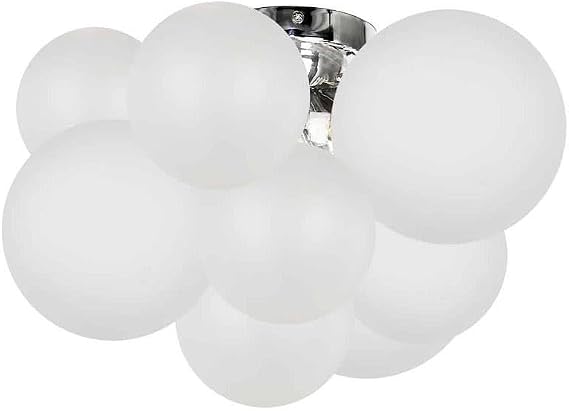 Dainolite 3 Light Opal White Flush Mount