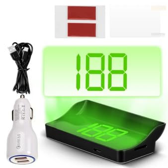 Digital GPS Car Speedometer HUD,GPS Heads Up Displays,Clear & Precise
