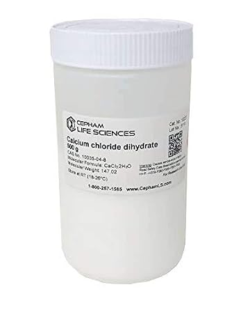 Calcium Chloride Dihydrate; (CaCl2.2H2O) - 500 g, #10227 -from Cepham Life Sciences