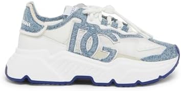 Mixed-Media Low-Top Sneakers