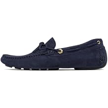 Piloti Mens Driving Shoes, Stylish Comfortable Atlas Italian Suede Soft Lightweight Footwear, Casual Classy Everyday Sneakers