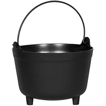 Root & Vessel Antique Kettle Planter, Black, 15-Inch
