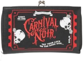 Killstar Sideshow Wallet Black Carnival Circus Black Red Skull Gothic Punk