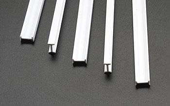Plastruct PLS90518 0.375 in. BFS - 12 I-Beam styrene Pack of 5