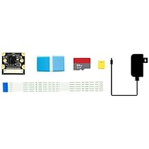 Waveshare Development Pack (Type B) Designed for Jetson Nano Bundle with IMX219-77 Camera 64GB Micro Card and Accessories (6 Items)