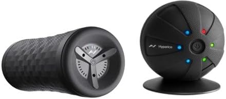 Hyperice Vyper 3 - Powerful High-Intensity Vibrating Foam Roller and Hypersphere Go - Vibrating Massage Ball for Muscle Recovery System