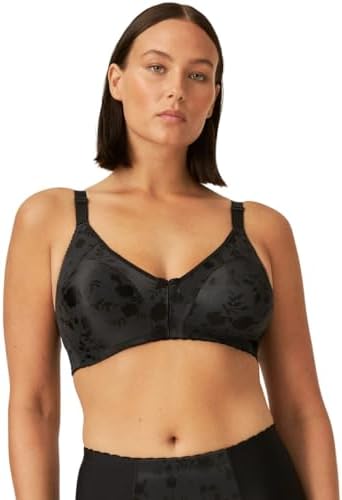 Naturana Womens Non-Wired Minimizer Bra 5363 34 C Black