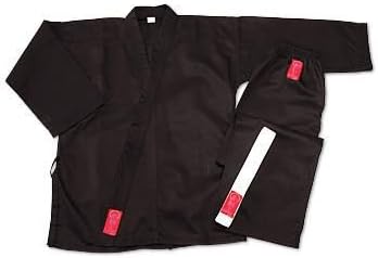 ProForce Gladiator 7.5 oz. Elastic Drawstring Medium Weight Uniform, Black, 000