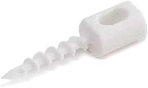 Twist-N-Hook Foam Board Hangers 12 Pack (White)