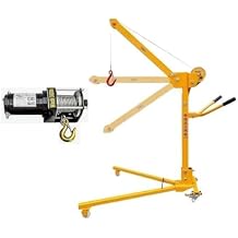 Electric Mobile Crane, Manual Vehicle-Mounted Hoist for Home Use, Micro Lifting Crane with High Capacity, Portable Electric Hoist for Easy Lifting Tasks