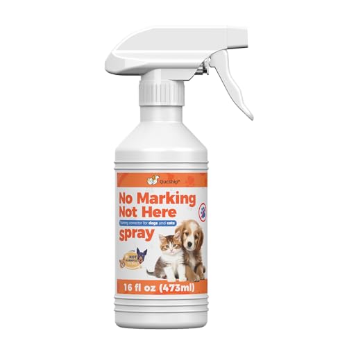 Qucship 16oz Effective Dog Stay Away Spray for Training Psafe Pet Training Aid to Stop Inappropriate Peeing - Stop Dog Urinating in House with No More Peeing in House